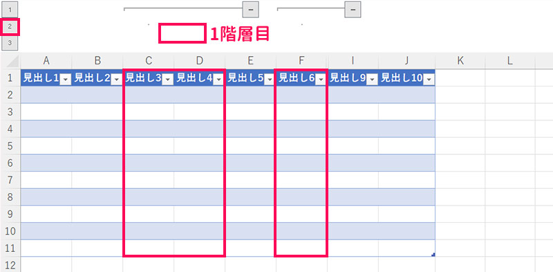 数字ボタンの「2」をクリックした結果