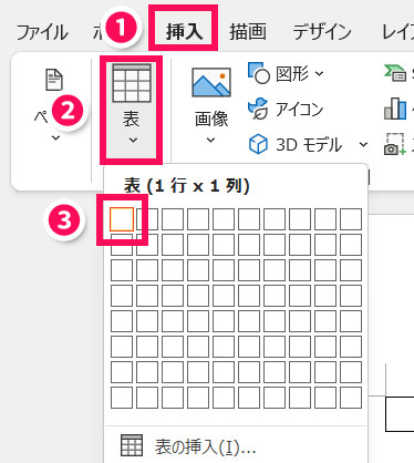 文字 を 四角 で 囲む